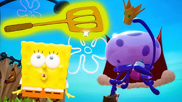 Spongebob Rehydrated Stadia Gameplay - King Jellyfish Spatula Location
