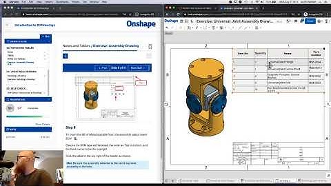 Onshape Exercise   Assembly Drawing