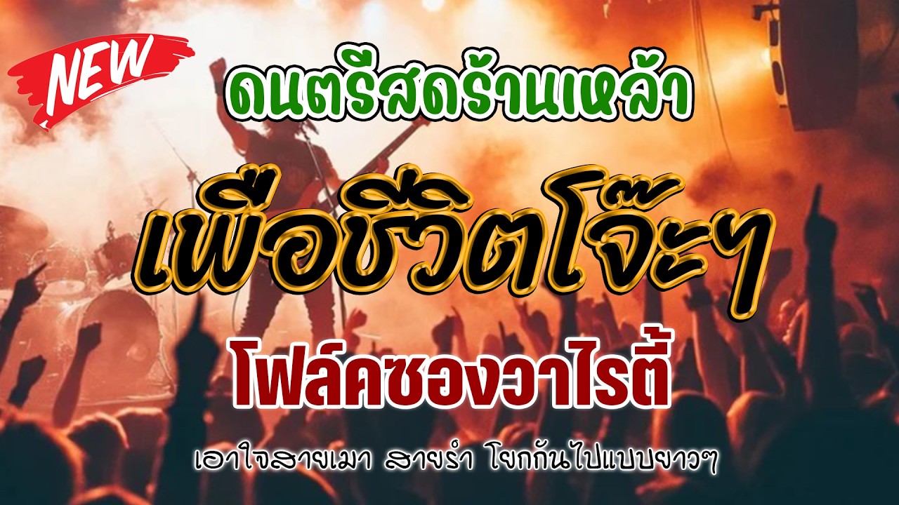 โฟล์คซอง ดนตรีสด เอาใจเพื่อชีวิต มันส์ๆจูนเบสจัดเต็ม เหมือนฟังที่ร้าน เพลงฮิต เอาใจคน