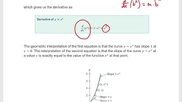 Chapter 4.2 - The Exponential Function e^x