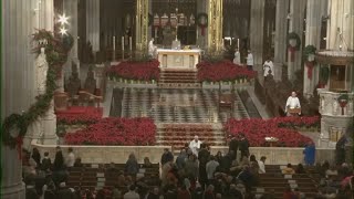 Saint Patrick's Cathedral rings in a cold, cold Christmas