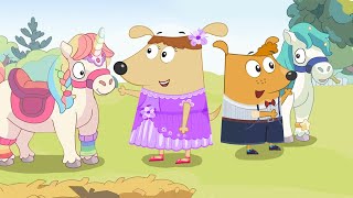 Brushe's Birthday | Educational Videos | Safety Cartoon For Kids | Dog Family