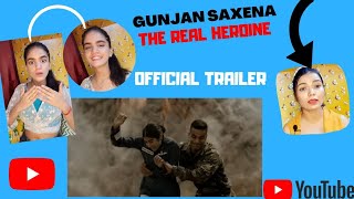 Gunjan Saxena: The kargil girl | Reaction video on official trailer| Bahuguna sisters| Netflix India