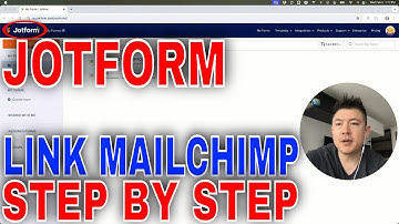 ✅  How To Link Connect MailChimp To JotForm🔴