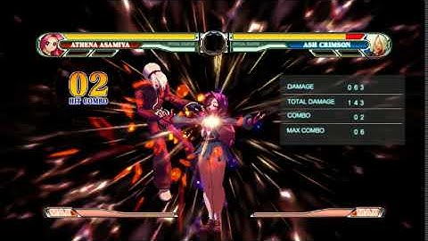 KOF XII: Athena Deflect combo