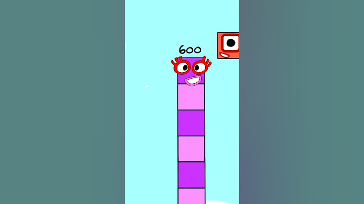 Looking for Numberblocks 100000 Standing Tall - Skip Counting to 100000 - Numberblocks Animation