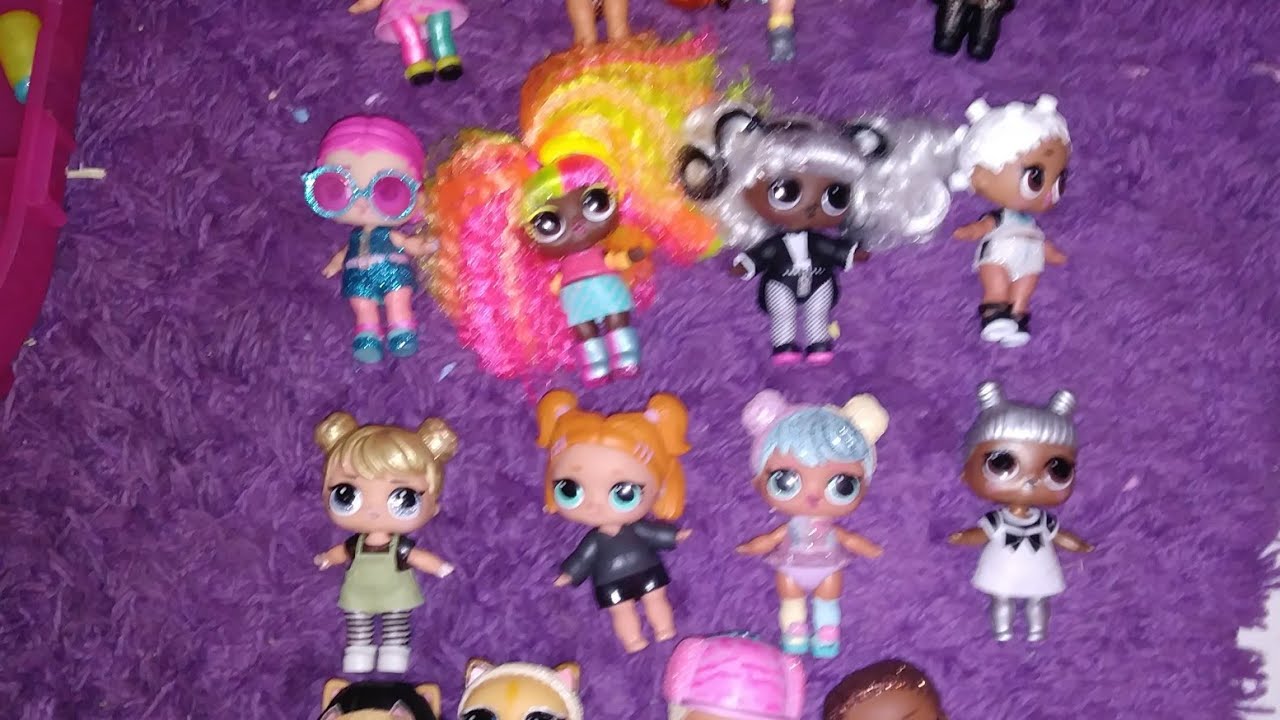 Showing you guys my lol doll collection - YouTube