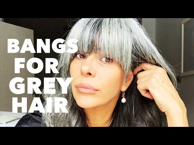 #Grayhair How to wear bangs with gray hair | Elisa Berrini Gómez class=