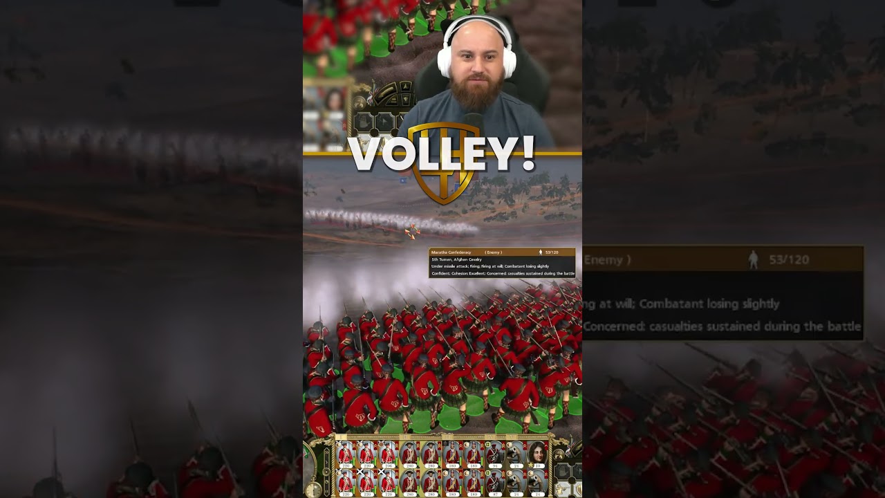 The Most DEVASTATING Volley in Empire Total War! #empiretotalwar #totalwar #gaming