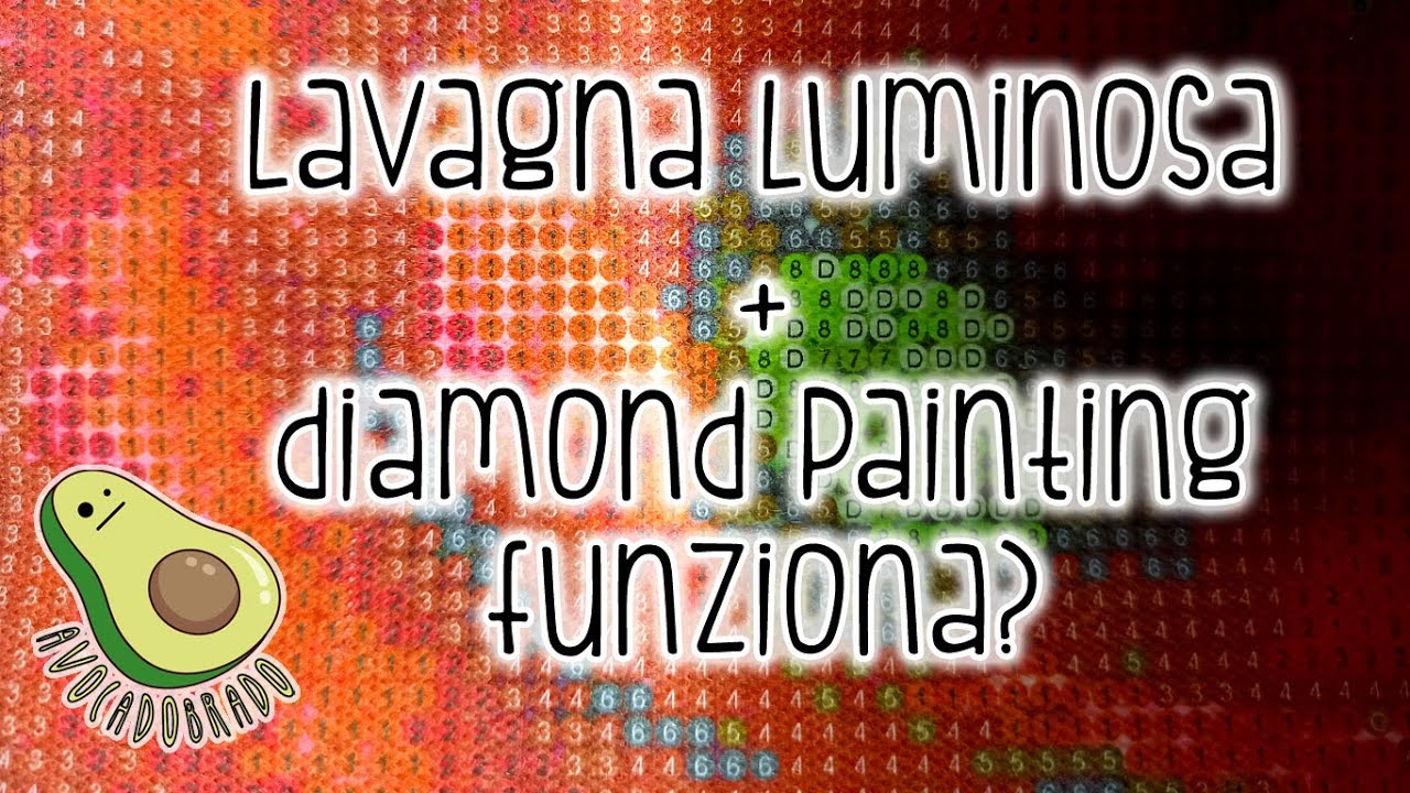 Lavagna luminosa e diamond painting 