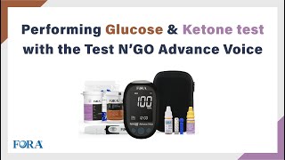 Test N'GO Voice Advance Meter: How-to Video Blood (Glucose + Ketone Test) screenshot 4