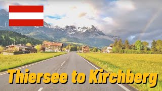 Driving in Austria in May 2023 from Thiersee to Kirchberg in Tirol