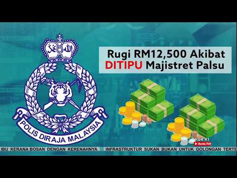 Peniaga Rugi RM12,500 Ditipu Majistret Palsu