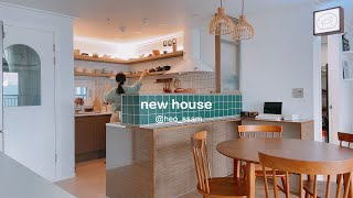 SUB) Moving dayㅣA small kitchen that made my dreams come trueㅣHome tour