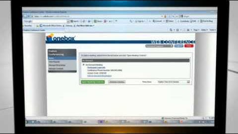 Web Conferencing with Onebox Virtual Phone System