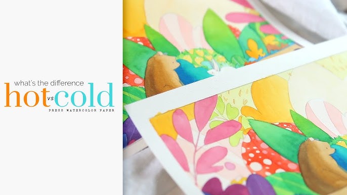 Cold Press Watercolor Paper vs Hot Press- Which is Better? 