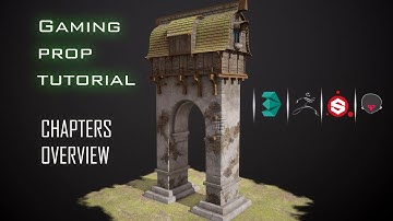Stylized Game Asset Tutorial | 3ds Max | Zbrush | Substance Painter | Marmost toolbag | Overview
