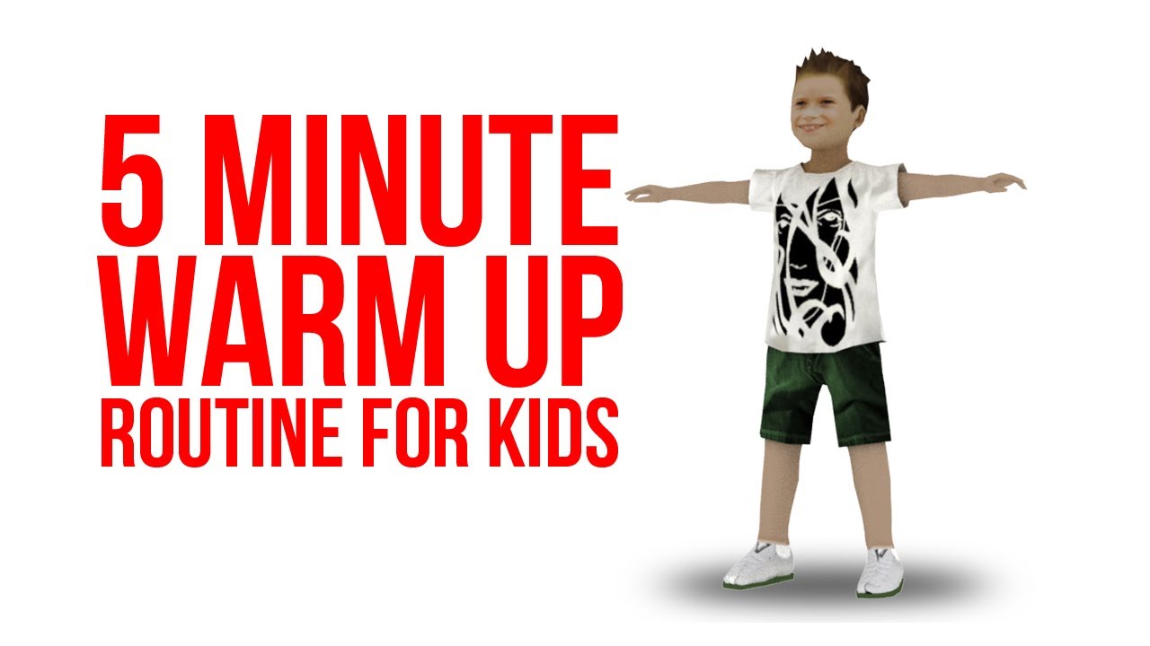 5 Minute Warm Up Exercises Kids Exercise Youtube