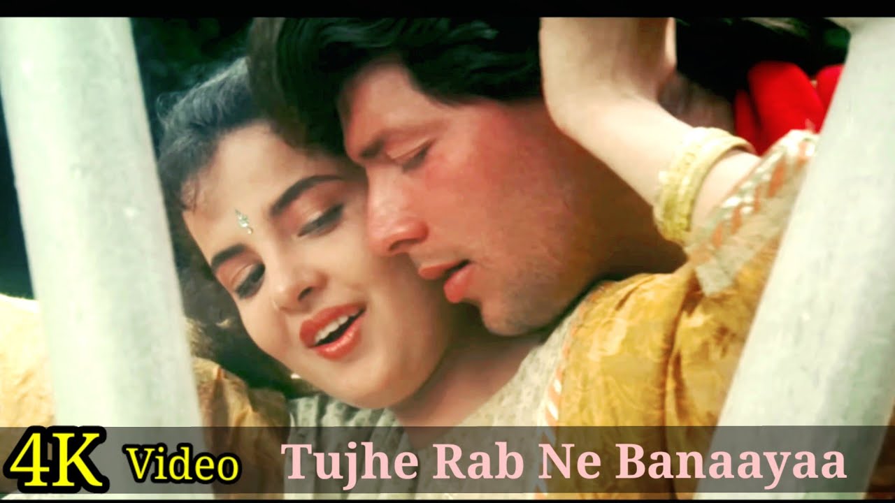 Tujhe Rab Ne Banaayaa 4K Video Song  Aditya Pancholi Rukhsar  Mohammed AzizHD  LoveSongs