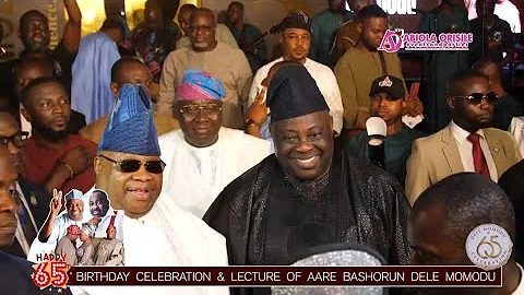RENOWNED JOURNALIST, PUBLISHER, BIZMAN, CHIEF DELE MOMODU CELEBRATES 65TH BIRTHDAY IN GRAND STYLE.
