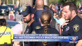 MU, CPD remind students of Columbia’s nuisance ordinance as Stop Day approaches