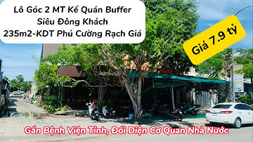 Quán Cf Lô Góc 2MT-KDT Phú Cường Rạch Giá-12*20m-Gần Lê Hồng Phong, 3/2-Thích Hợp KD Ăn Uống,Cf