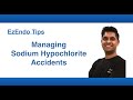 Management of hypochlorite accidents