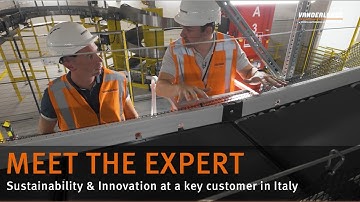 Sustainability & Innovation at a key customer in Italy | Meet the Expert | Vanderlande
