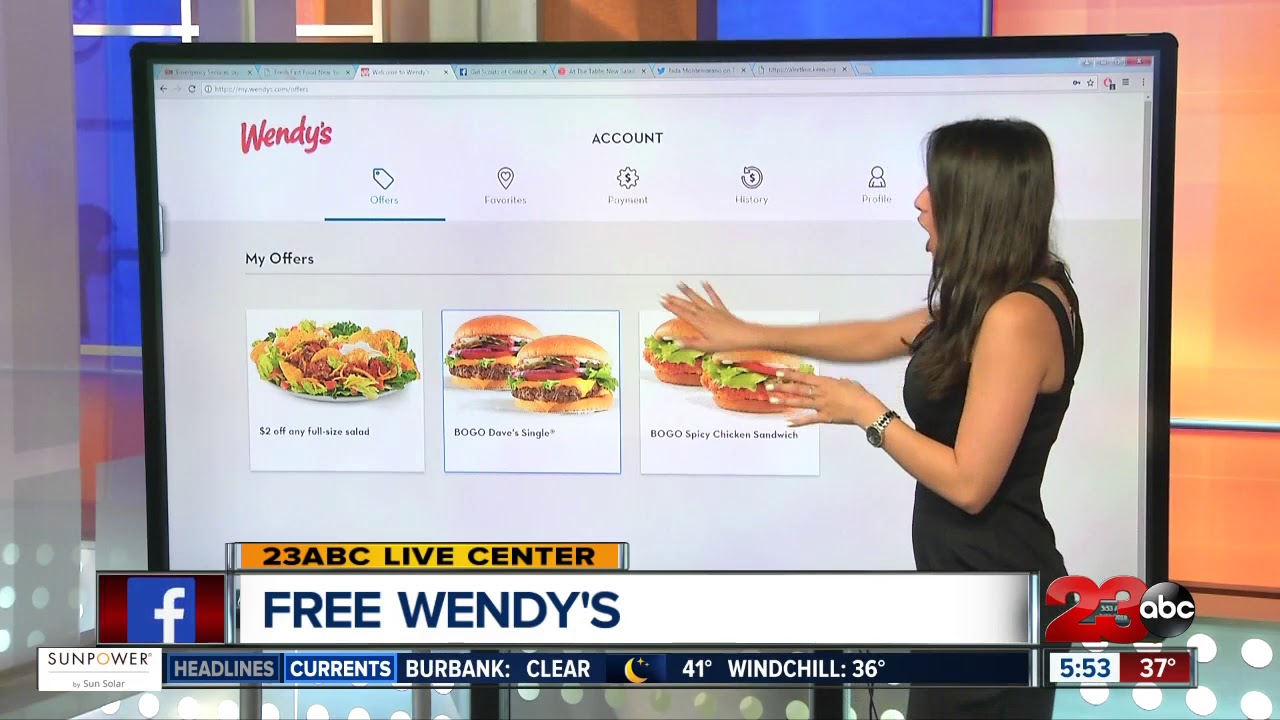 BOGO Wendy's Deal with the App YouTube