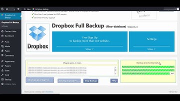 Local Backup using Backup & Restore Dropbox plugin. Wordpress