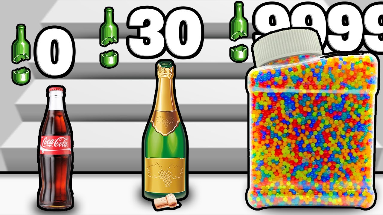 L'ÉVOLUTION DU CASSAGE DE BOUTEILLES DANS L'ESCALIER