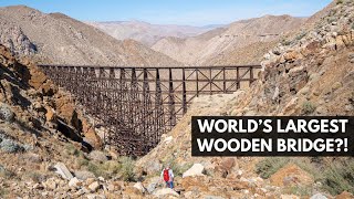 Goat Canyon Trestle: Tough Desert Hike to the World's Largest Wooden Trestle