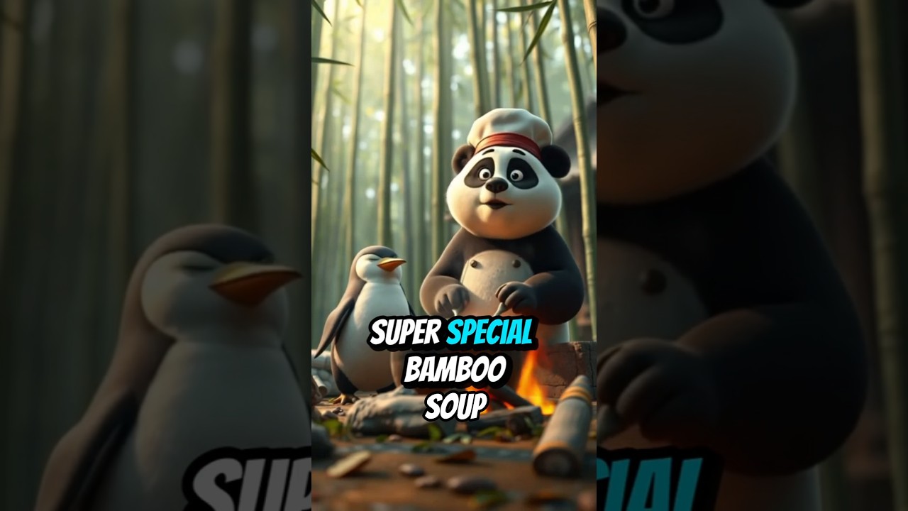Cooking Chaos | Panda’s Bamboo Soup Disaster 🍲🐼🐧  