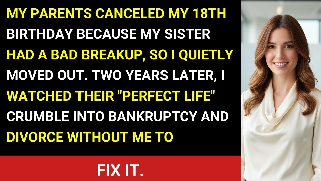 My Parents Canceled My 18th B-Day For My Sister’s Breakup, So I Quietly Moved Out & Watched Their...