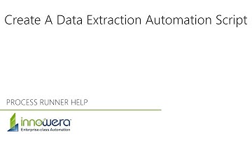 Create A Data Extractor Automation Script - Process Runner Help