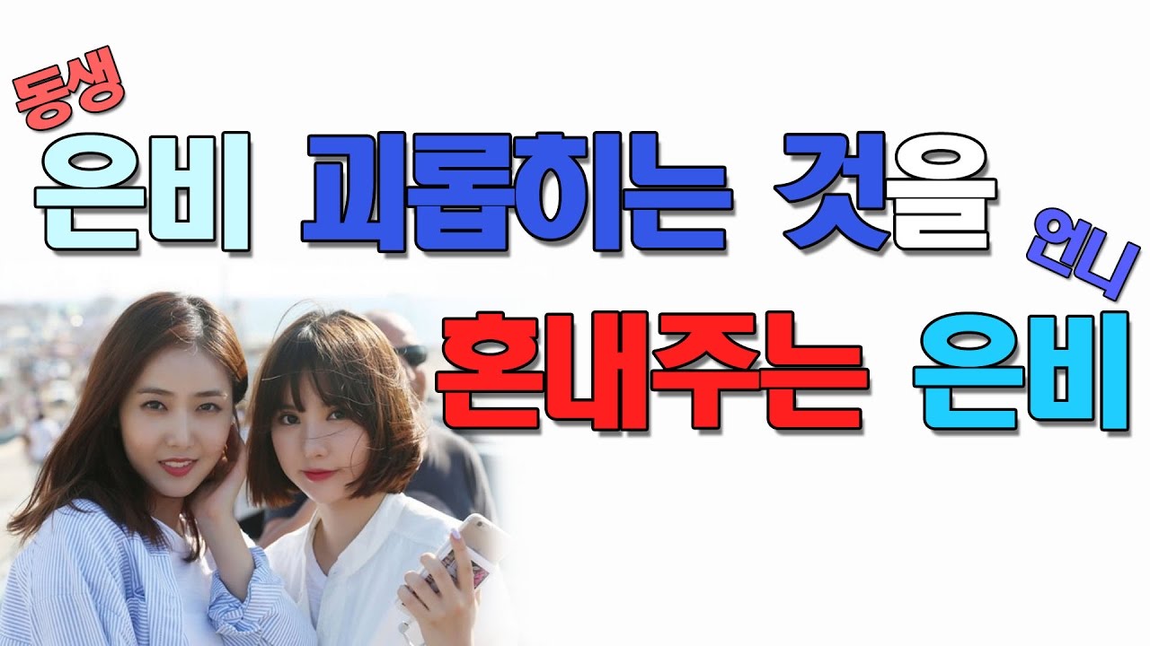 [은건] 동생 은비(신비) 괴롭히는 것을 혼내주는 언니 은비(은하)