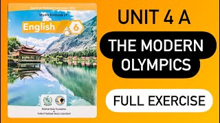 Class 6 English Unit 4A The Modern Olympics Full exercise | NBF 2023 |
