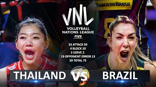 Thailand vs Brazil | Women's VNL 2023
