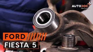 Kā nomainīt Riteņa rumbas gultnis FORD FUSION Saloon CD3 - tiešsaistes bezmaksas video