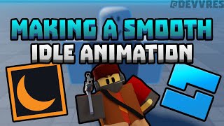 How to Make a Smooth Idle Animation | Moon Animator 2 Roblox Studio