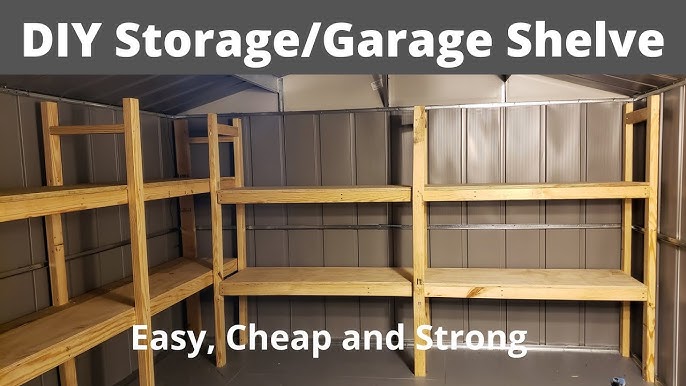 Easy DIY Storage Shelving for Less Than $70! – Our Home Made Easy