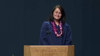 WGU 2023 Seattle Bachelor's Commencement - Grad Speaker Lacey Junell