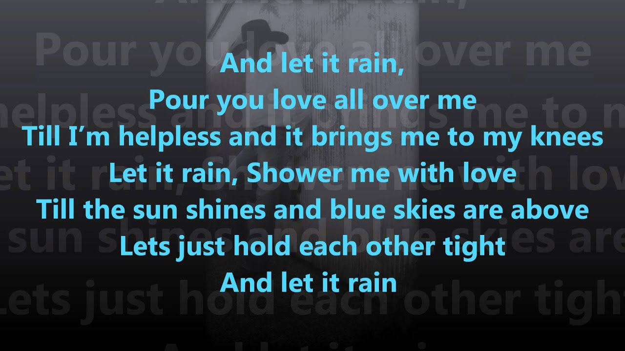 Let It Rain-Joseph Baldwin(lyrics) - YouTube