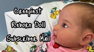 Creepiest Reborn Baby Subscriber Mail! Reborn Toddler Change And Chat Plus OUAC Haul