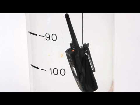 MOVIE: KENWOOD NX-5000 Series Portable Radios ? Immersion Test