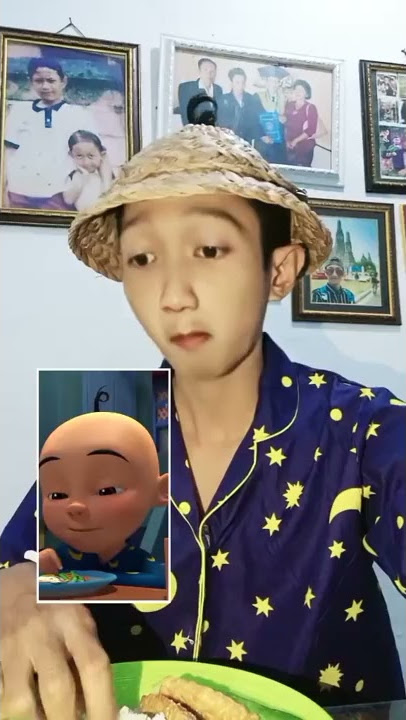 Upin Ipin Dewata || Tiru Aksi Nak Ayam Goreng Kak Ros  !!  #short #upin #ipin #beranda #meme