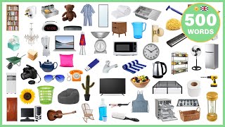 500 Words Around The House  English Vocabulary With Pictures