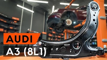 How to change the front suspension arm / front wishbone on an AUDI A3 1 (8L1)