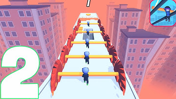 Roof Rails | New Update Gameplay Walkthrough All Level 4 - 12 (Android,iOS) Part 2