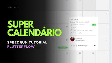 O FlutterFlow NÃO FAZ ISSO: Calendário Desktop com Popup Animado (SEM 1 LINHA DE CÓDIGO)